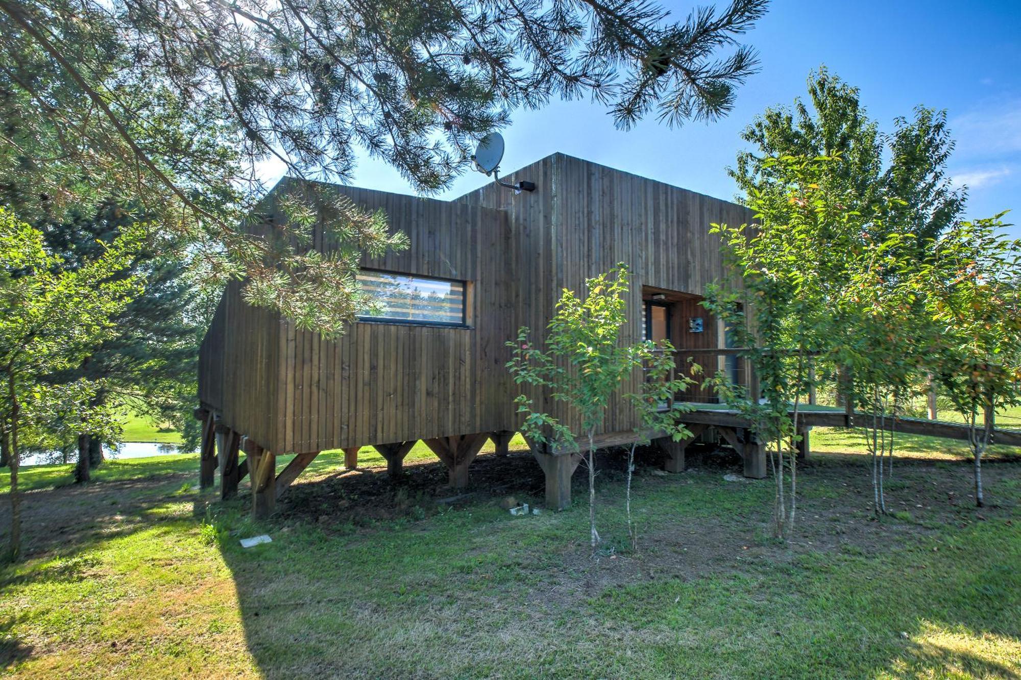 Lodge Bruyere Avec Jacuzzi Journiac Kültér fotó